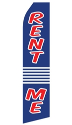 Rent Me Econo Stock Flag - 16 Ft. econostock, feather, blade, swooper